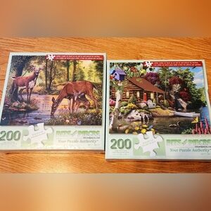 Bits and Pieces Nature Puzzle Set - 200 Pieces